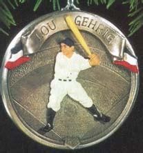 Baseball Heroes Lou Gehrig Nd Hallmark Keepsake Ornament