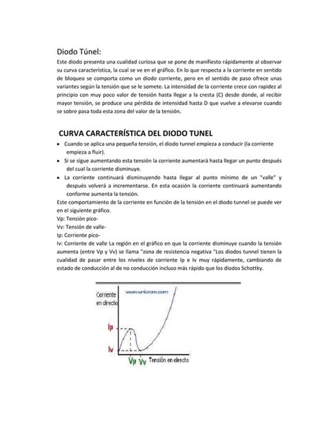 Curva Caracteristica De Un Diodo Pdf