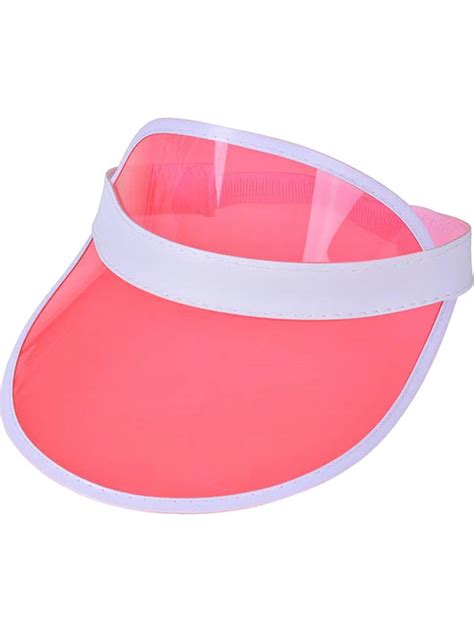 Adults Pink Sun Visor Hat