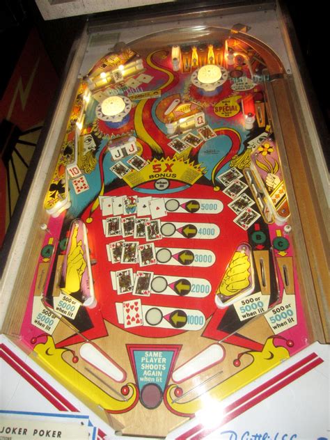 1979 Gottlieb Joker Poker at Ann Arbor Michigan Pinball Museum VFW ...