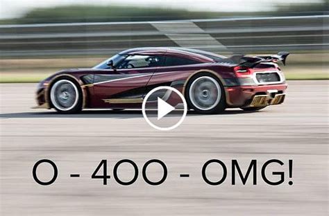 Koenigsegg Agera Rs Smashes Bugatti Chirons Record From Zero To