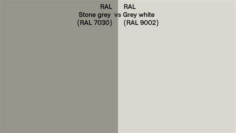 Ral Stone Grey Vs Grey White Side By Side Comparison