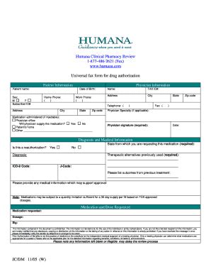 Humana Medical Claim Appeal Form Claimforms Net