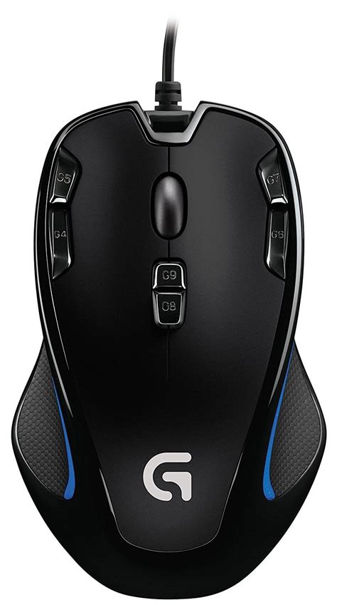 Logitech G300s Optical Ambidextrous Gaming Mouse 9 Programmable Buttons Onboard Memory