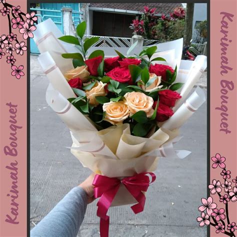 Jual Sehari Jadi Buket Bunga Wisuda Jumbo Bouquet Bunga Bucket