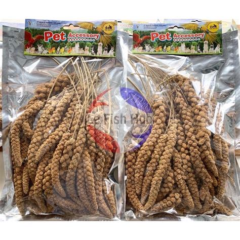 Emas 10 Gaiety Spray Millet Bird 200g And Pet World 300g Makanan Burung