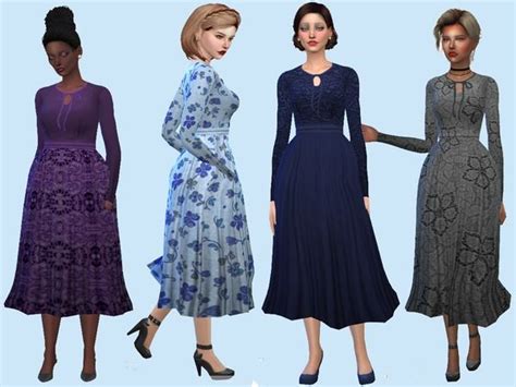 Prim And Proper Retexture Of Slyd Dress By Jasmine At Tsr Sims