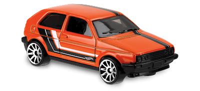 Carrinho Hot Wheels Volkswagen Golf MK2 Laranja Mattel Toyshow Tudo De Marvel DC Netflix