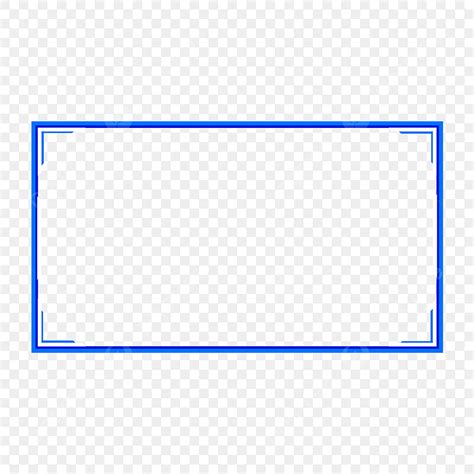 Webcam Overlay Blue Hd Transparent Frame Webcam Overlay Blue Blue