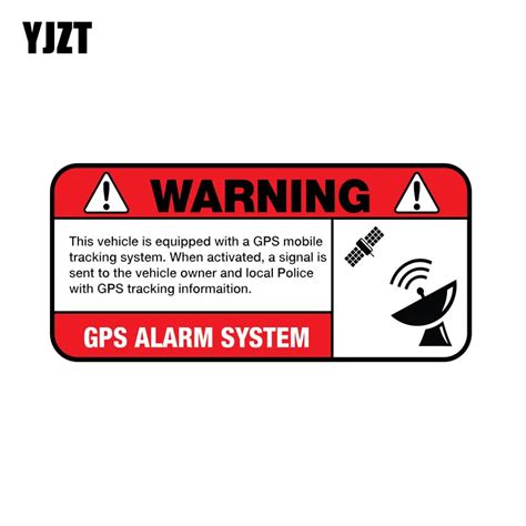 Yjzt Cm Cm Car Styling Personality Warning Gps Alarm System Car