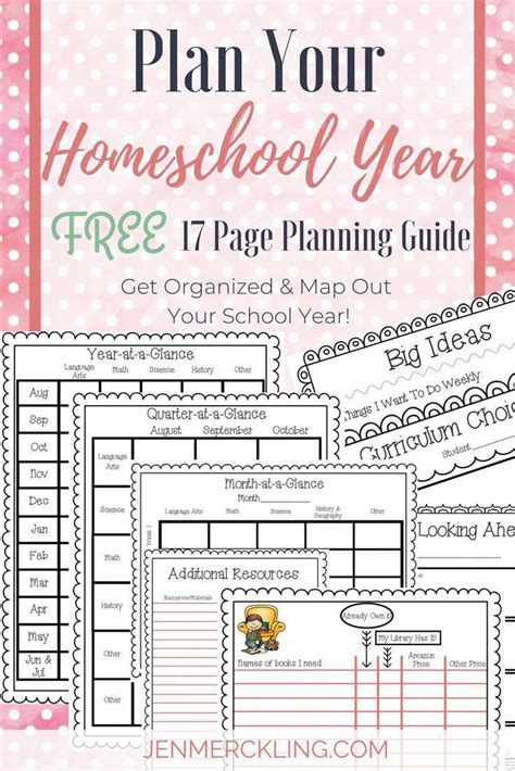 Free Homeschool Planner You Will Love This Tool For Mapping Out Your