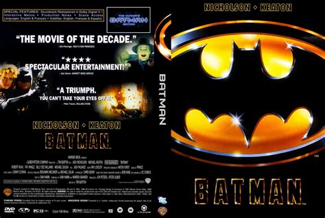 Batman - Movie DVD Custom Covers - Batman 1 :: DVD Covers