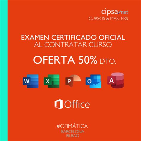 OFERTA EXÁMENES OFICIALES OFFICE MOS