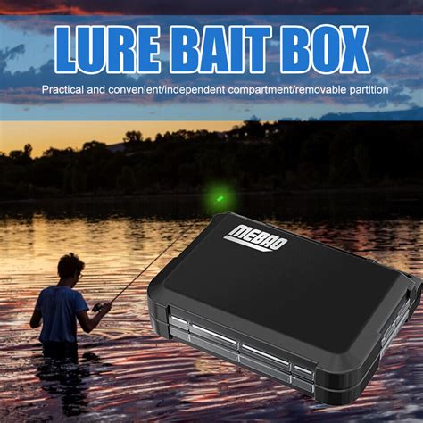 R Portable Fishing Box Waterproof Bait Lure Hook Boxes Fishing Tool