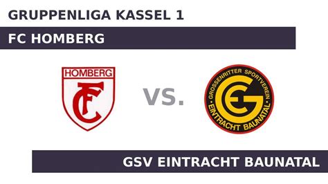 Fc Homberg Empf Ngt Eintracht Baunatal