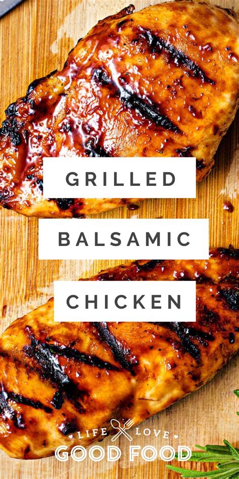 Balsamic Glazed Chicken Recipe Grilled Chicken Breast Recipes Balsamic Glazed Chicken