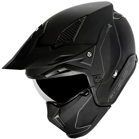 Mt Helmets Streetfighter Sv Solid A Matt Schwarz Mt Modular