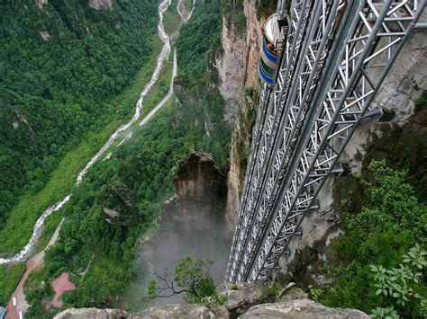 百龙电梯图片张家界旅游网