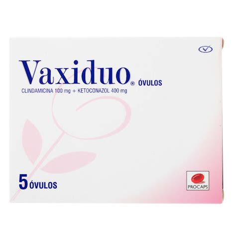 Vaxiduo Clindamicina Ketoconazol Mg Mg Procaps Caja X Vulos