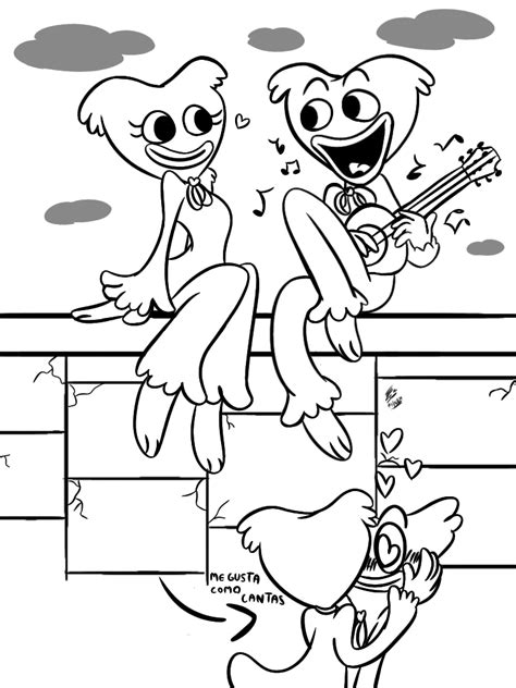 Huggy Wuggy Coloring Pages Pngmoon Artofit