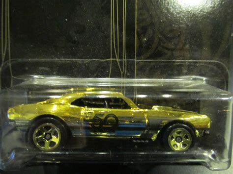 67 Chevrolet Camaro 50th Anniversary Black And Gold Hot Wheels Chase