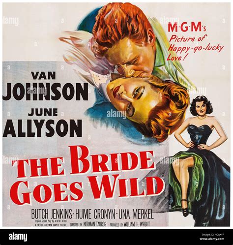 The Bride Goes Wild Us Poster Art From Top Van Johnson June Allyson