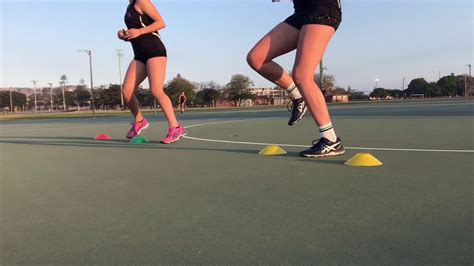 Nettyheads Netball Drills Footwork Figure 8 S Youtube