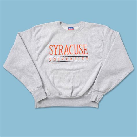 Vintage Champion Syracuse Sweater Large Double Double Vintage