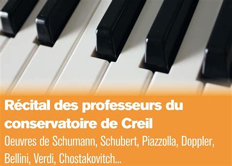 Creil récital des professeurs du conservatoire municipal de musique