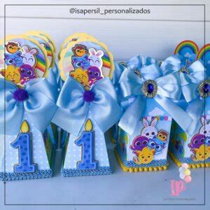 Bolo Bolofofos 1 Ano Menina - Bolofofos 1 ano: +55 ideias encantadoras - Bolo Guaraná