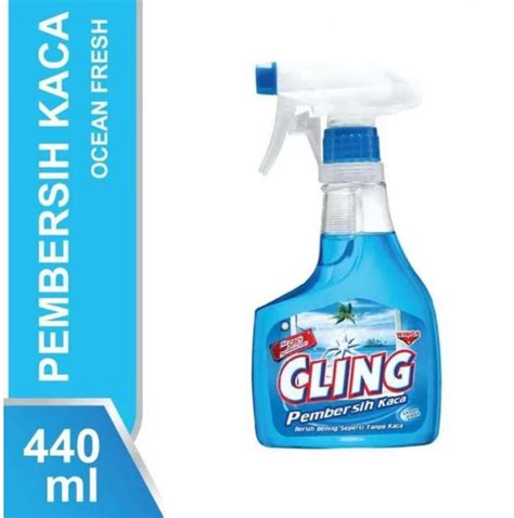 Cling Glass Cleaner Cairan Pembersih Kaca Botol Ml Cling Siplah