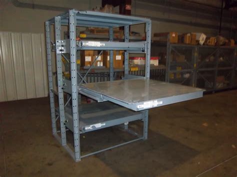 Roll Out Shelf Racks Heavy Duty Warehouse Rack And Shelf