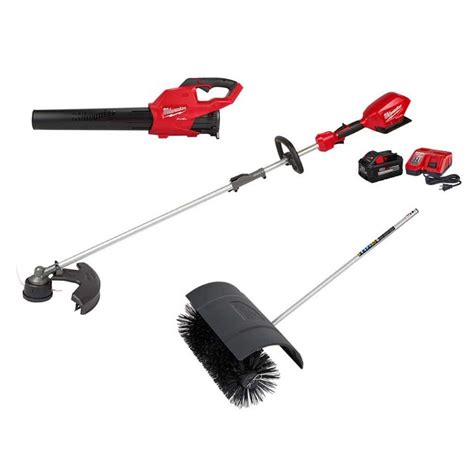 Milwaukee M18 Fuel 18 Volt Lithium Ion Brushless Cordless Electric String Trimmer Blower Combo