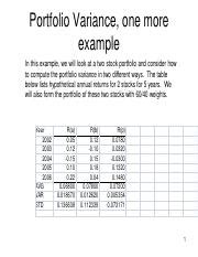 calculating portfolio variance   stock portfolio  hero