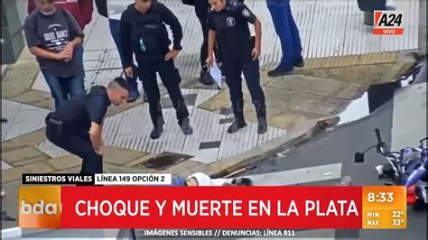 Choque Y Muerte En La Plata Youtube