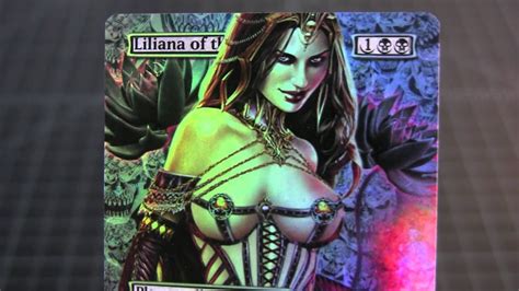 Mtg Foil Altered Art Liliana Of The Veil 8 ♕ Spellscoopcom ♕ Youtube