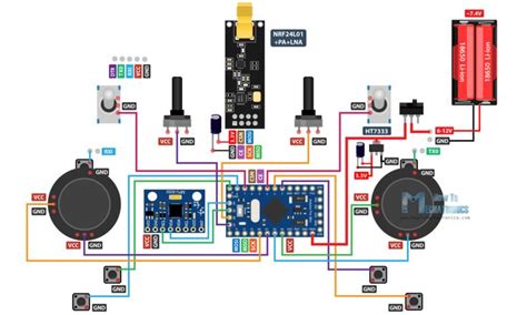 4 Channel Rc Transmitter And Receiver Circuit Diagram