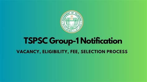 TSPSC Group 1 Notification 2024 Exam Date