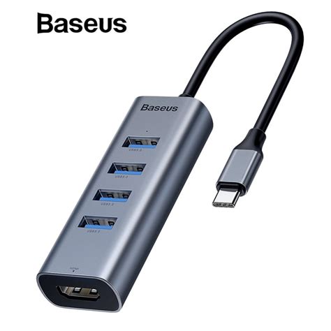 Hub Chuyển Type C To Usb 30 Và Hdmi Baseus Enjoy Series 4 Port 4k