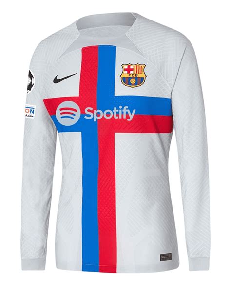 Camisa Manga Longa Barcelona 2023 Uniforme 3