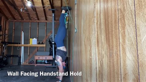 Wall Facing Handstand Hold Youtube