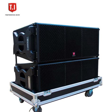 Active Waterproof Dj Sound Equipment Double Inch Two Way Line Array