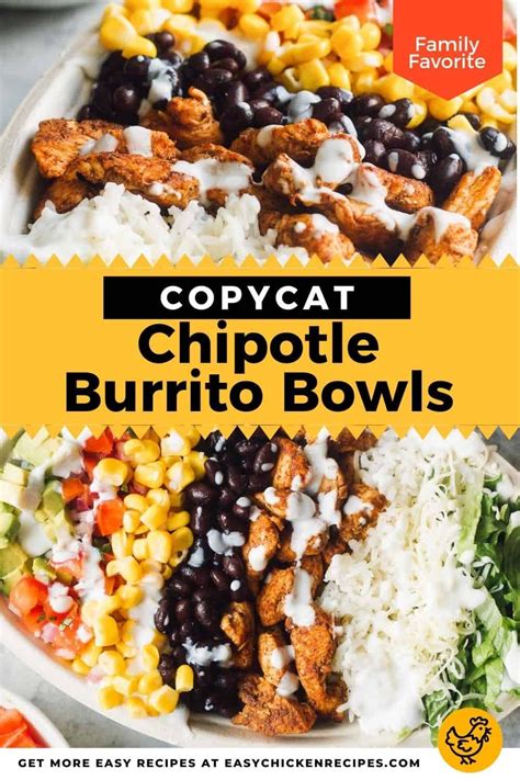 Burrito Bowl Meal Prep Burrito Bowls Recipe Chicken Burrito Bowl