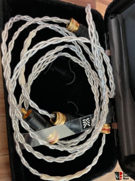 Pair Of Cable Kimber Silver Interconnects M Kcag With Wbt And