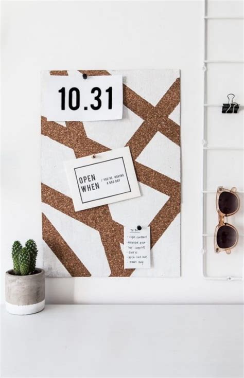 45 Easy Diy Cork Board Projects For Creative Organization