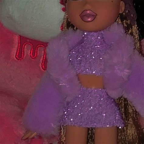 Pin By Probably Dead On Y2k Black Bratz Doll Brat Doll Lavender