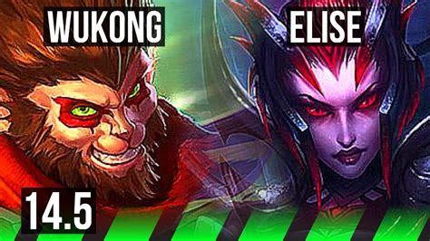 Wukong Vs Elise Jng 1018 400 Games Dominating Kr Master 14