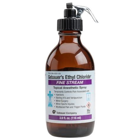 Ethyl Chloride® Ethyl Chloride 100 Fine Stream Spray Bottle 3 9 Oz Medex Supply