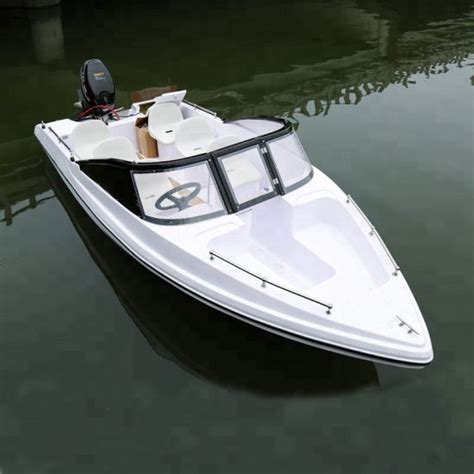 China Fiberglass Small Speed Boats For Sale With Outboard Engine