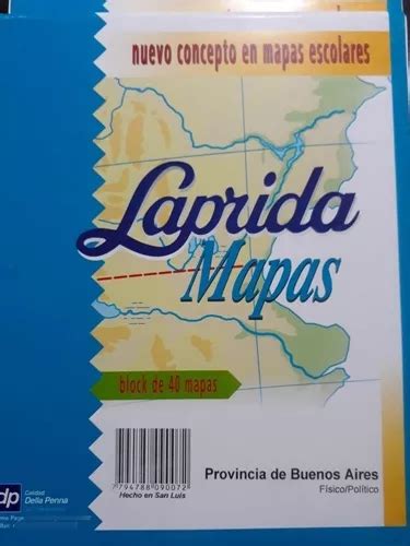 Mapas N 3 Provincia Buenos Aires Físico político Block X 40